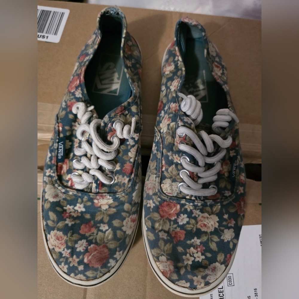 Vans Floral Canvas Sneakers